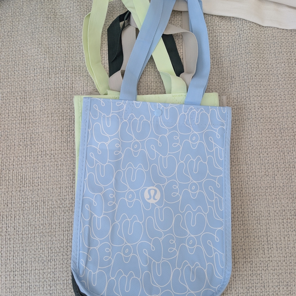 Lululemon Reusable Shopping Bags Set - FULL SET - Picture 3 of 6